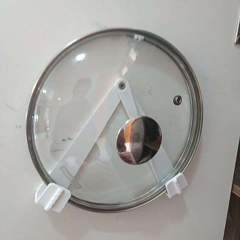 Suporte universal para Tampas de Panela Prático e Fácil de Organizar