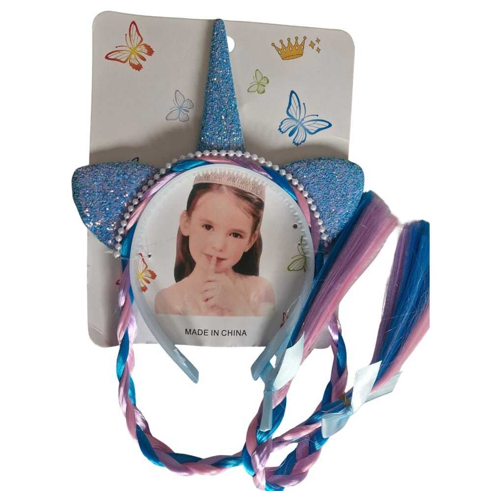 Tiara de Unicórnio Arco com Trança