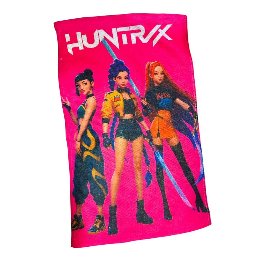 Toalha Infantil Gigante Guerreiras Huntrix K Pop De Banho Praia Piscina Personagens Menina Menino