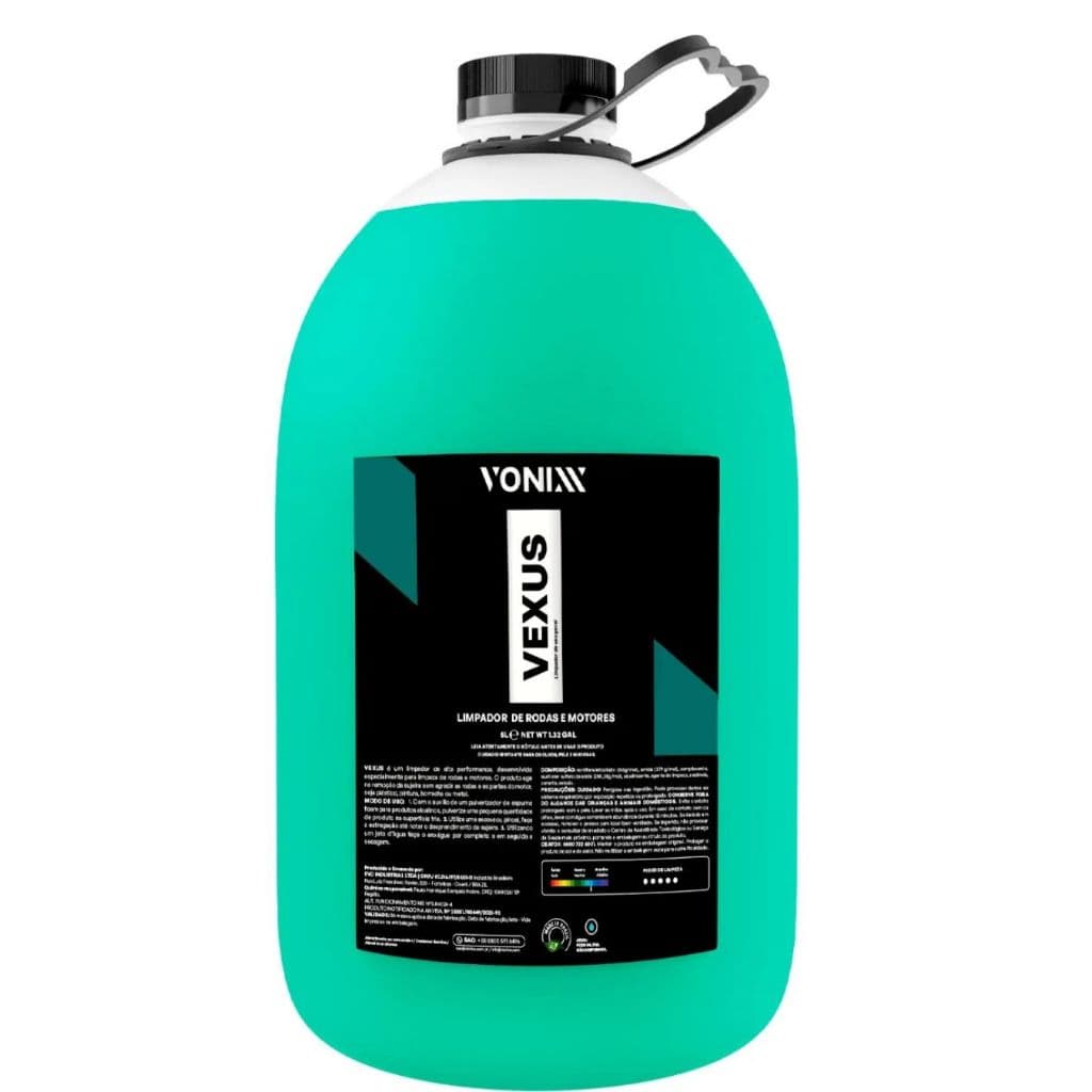 Vexus Vonixx 5l Limpador Uso Geral Rodas E Motor Automotivo