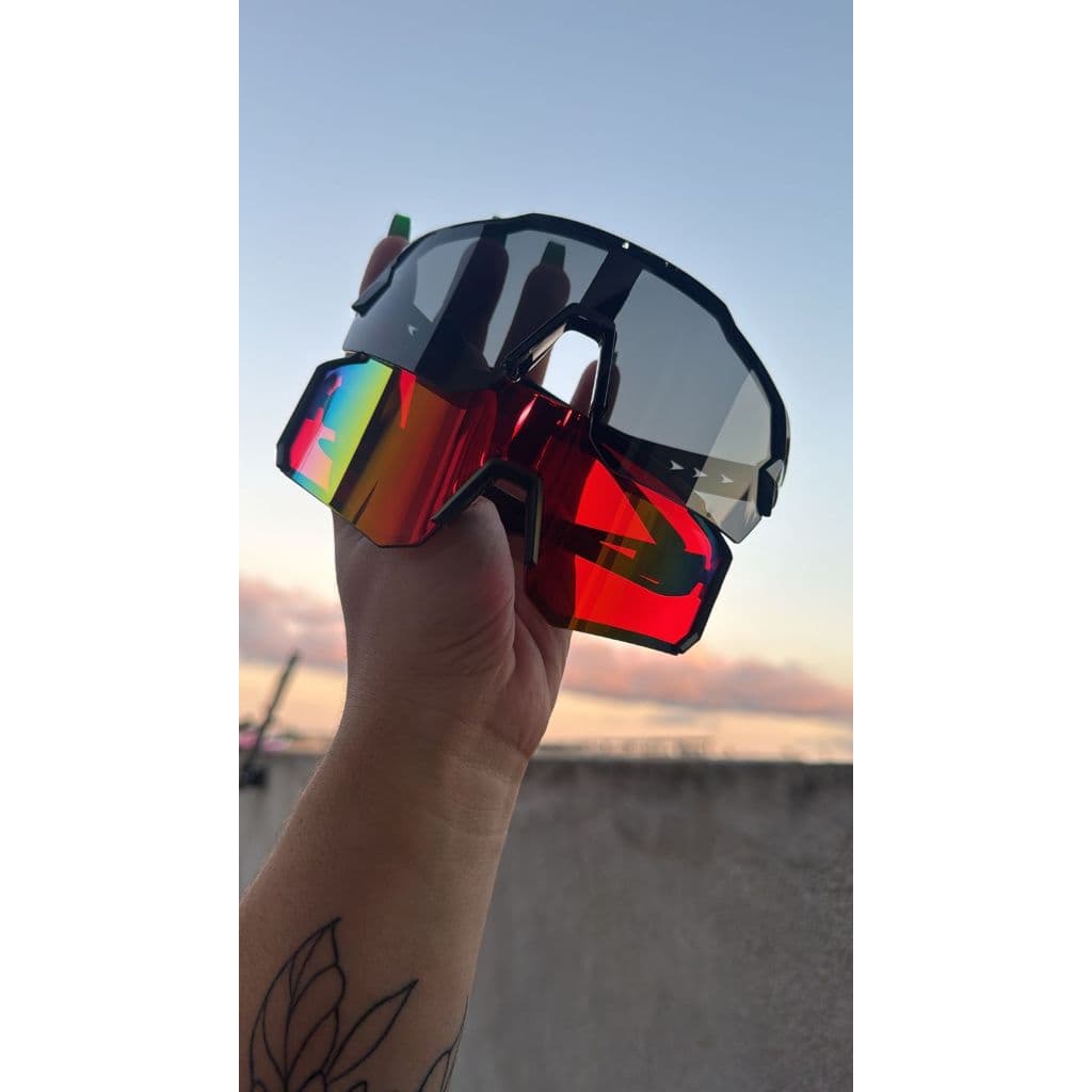 OCULOS DE SOL PROTEÇÃO UV 400 PARA BROZEAMENTO LAZER CICLISMO