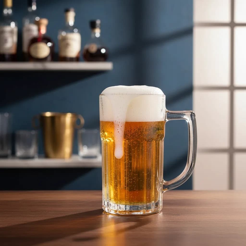 Copo Caneca De Chopp Par de Canecas 350ml Kit 2 Unidade Copo Cerveja Vidro