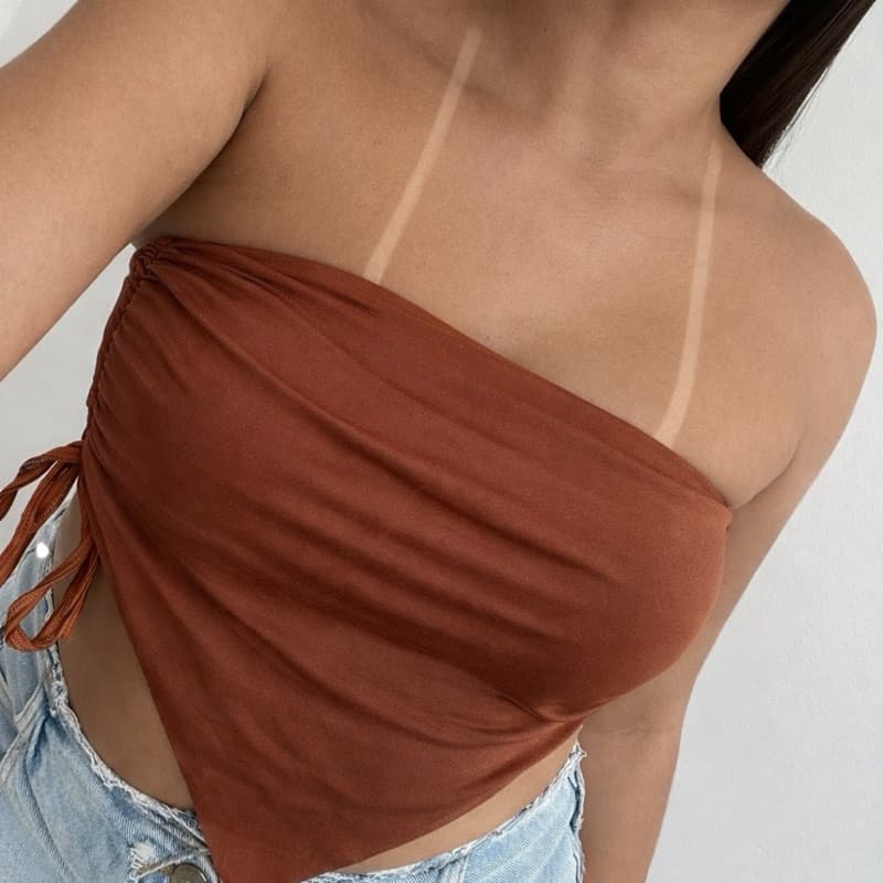 Cropped Tube Feminino Amora Black | Suplex Premium | Tendência Moda Feminina