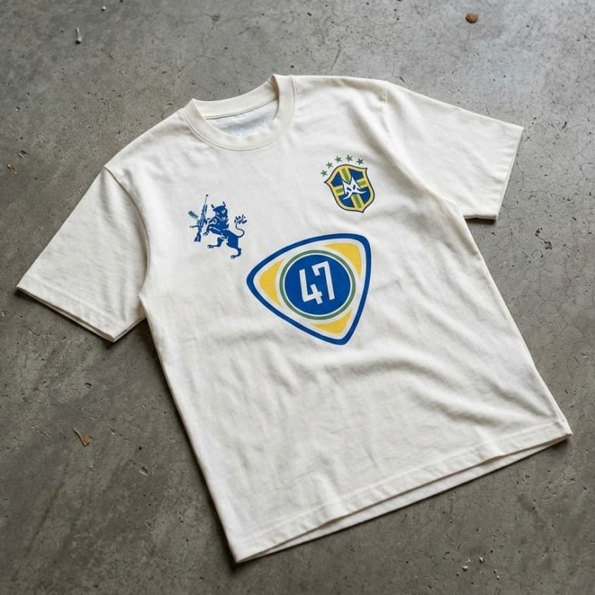 Camisa Básica Unissex Block 47 em algodão