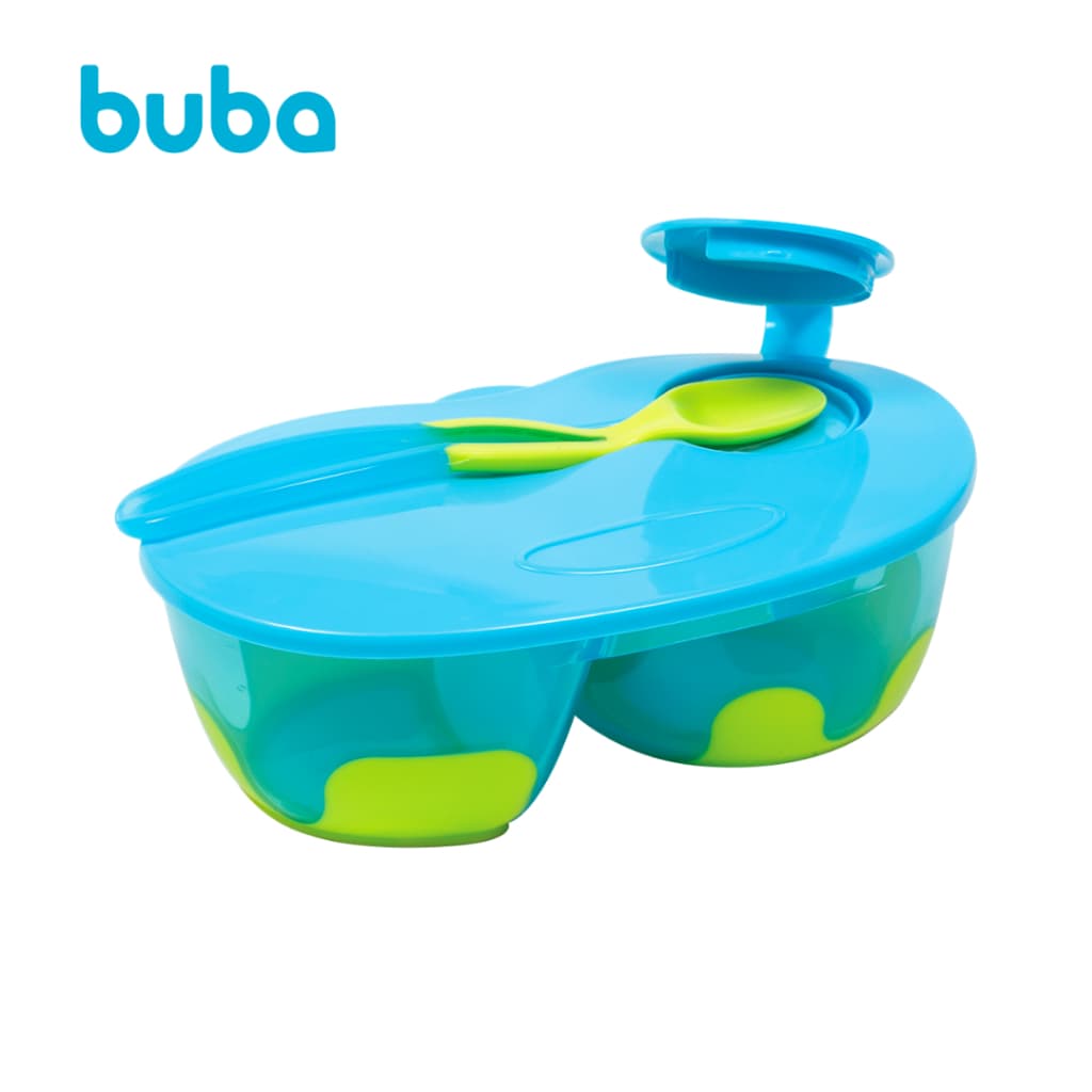 Kit Refeição com Divisória e Colher Buba Original 5805/5806