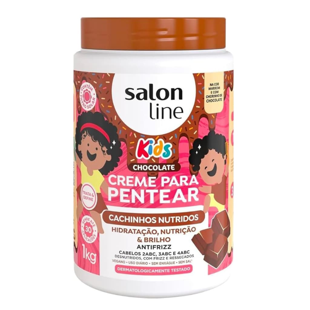 Creme Para Pentear  Kids Cachinhos 1kg - Salon Line