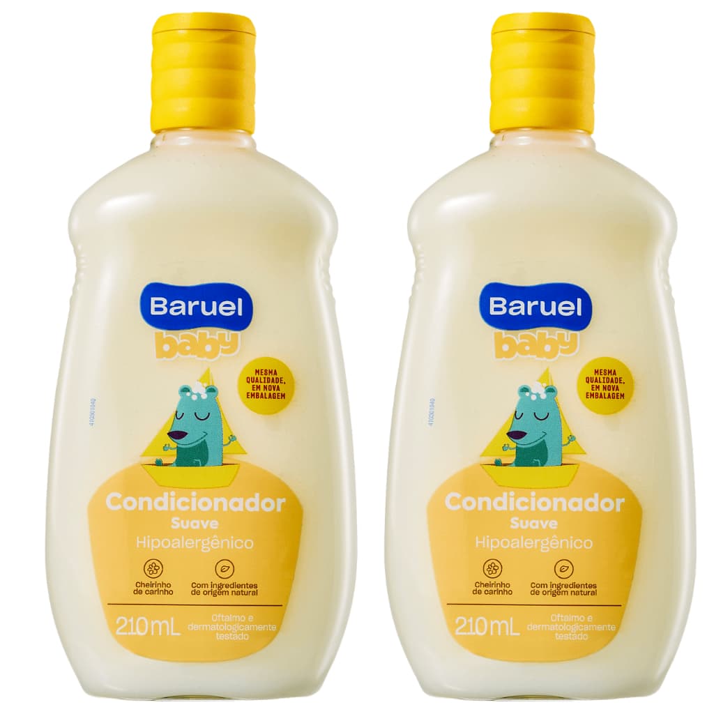 Baruel Baby Kit 2 Condicionador Glicerina Suave 210ml cada