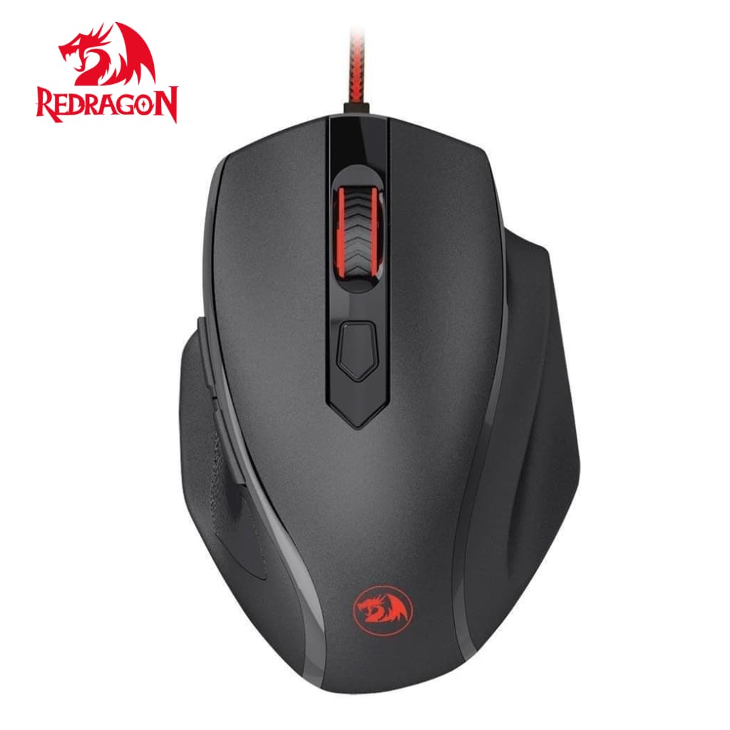 Mouse Gamer com fio Redragon Tiger 2 M709-1 Preto, Mouse com fio para jogos RGB
