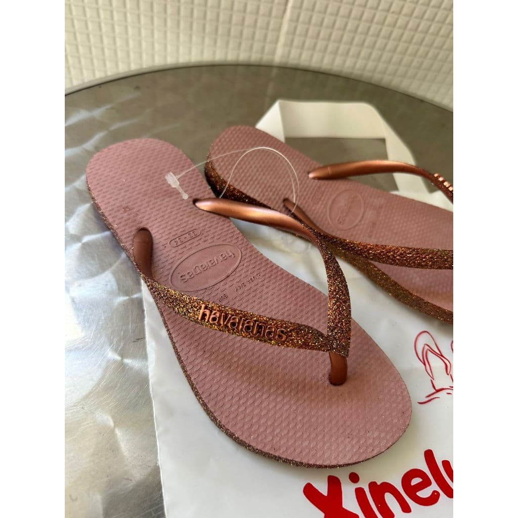 Chinelo Havaianas Slim Glitter