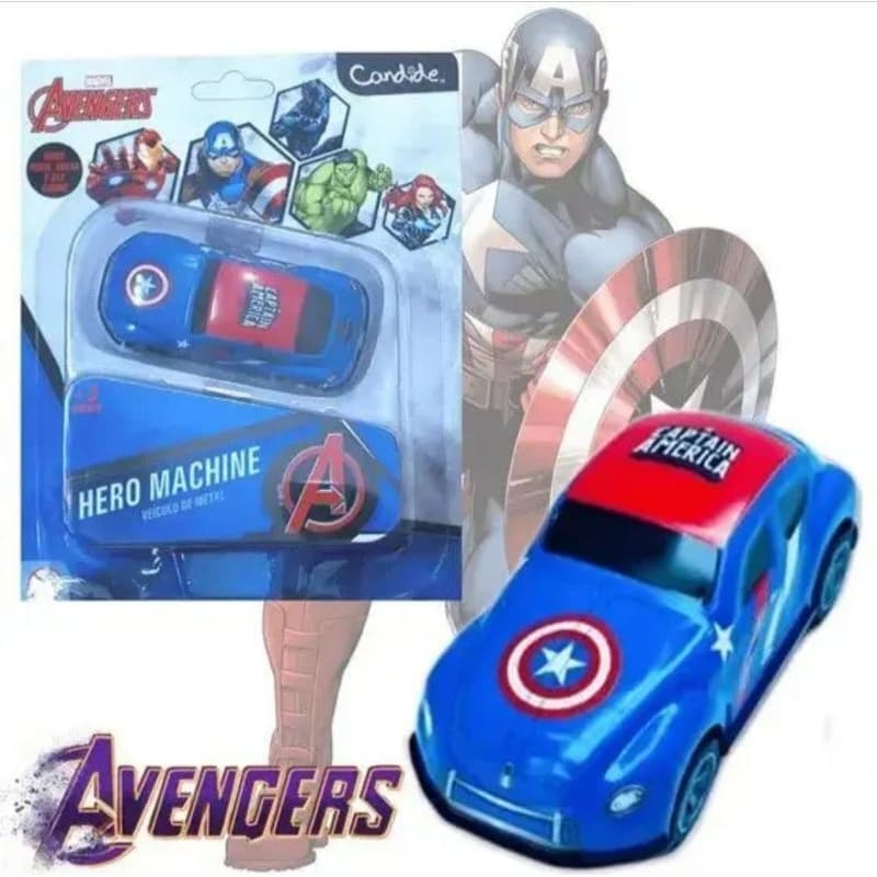 Mini Carrinho Pull Back Avengers - Candide