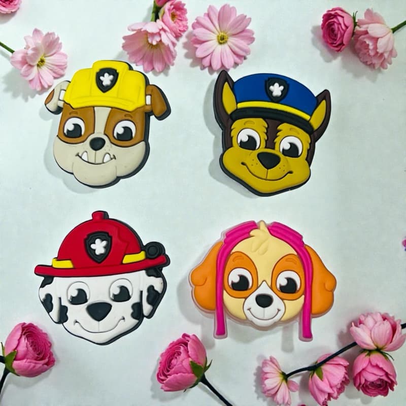 Apliques Emborrachado Patrulha Canina Infantil Laços Tiaras Prendedores Artesanato
