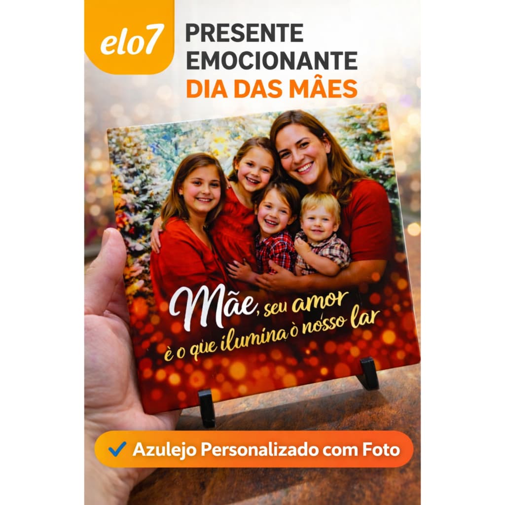 Quadro com Foto personlizado em ceramica, dia das mães, dia dos pais, dia dos namorados, barato, lindo, personalizado