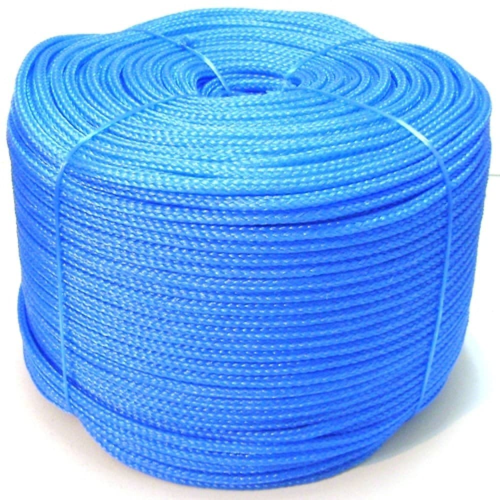 Corda de Polietileno Azul - Rolo Aproximado 3kg | Várias Espessuras | multifilamento, trançada, virgem