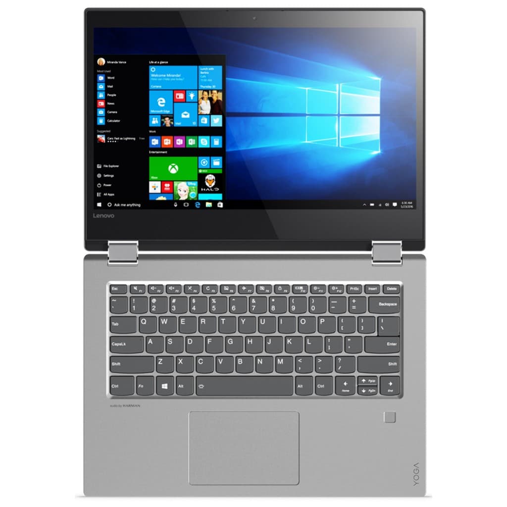Adesivo Skin Proteção para Notebook Lenovo Yoga 520 14" - Tampa + Interno(moldura do teclado e touch)+Base inferior+Logo