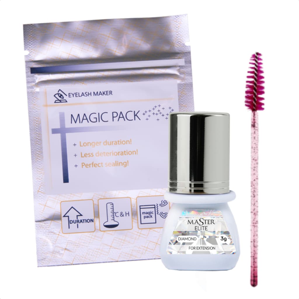Cola Profissional Extensão de Cílios Master Diamond 3ml Secagem Rápida Lash