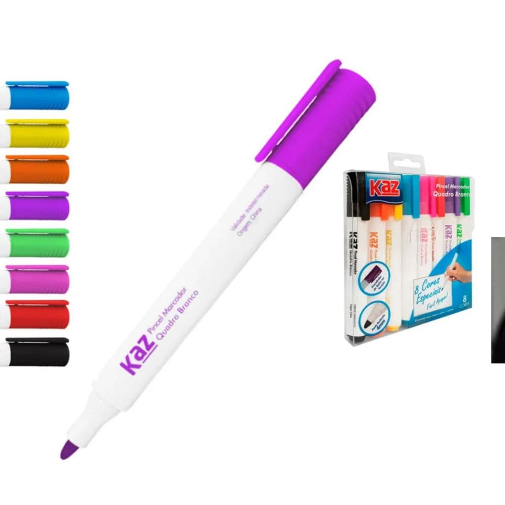 Marcador Quadro Branco 4/8 Cores Papelaria