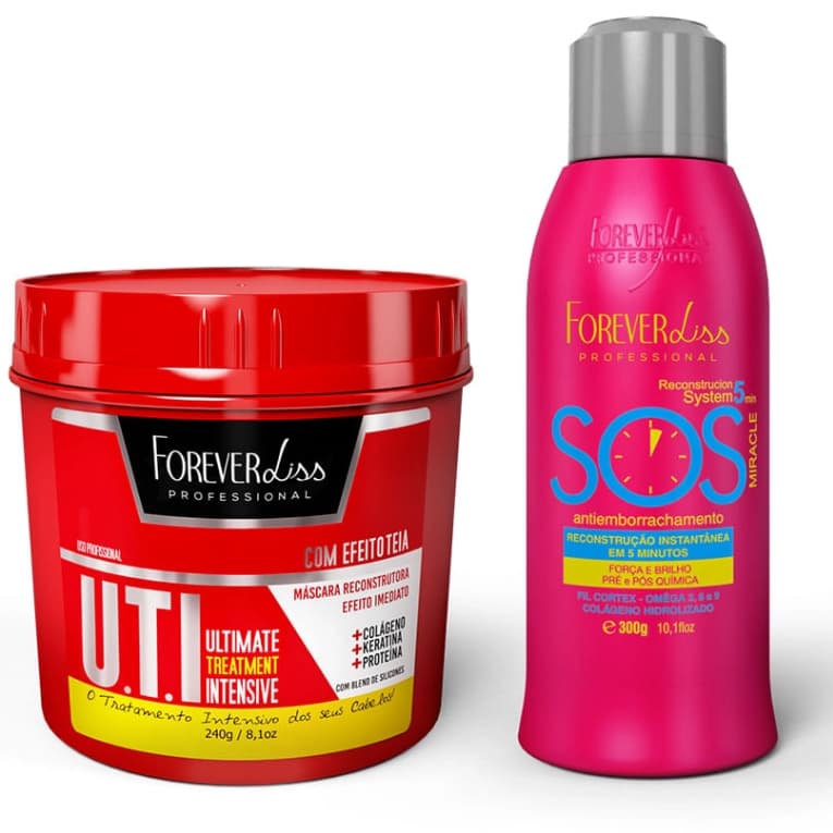Forever Liss Kit Reconstrução Capilar Profunda - SOS + UTI