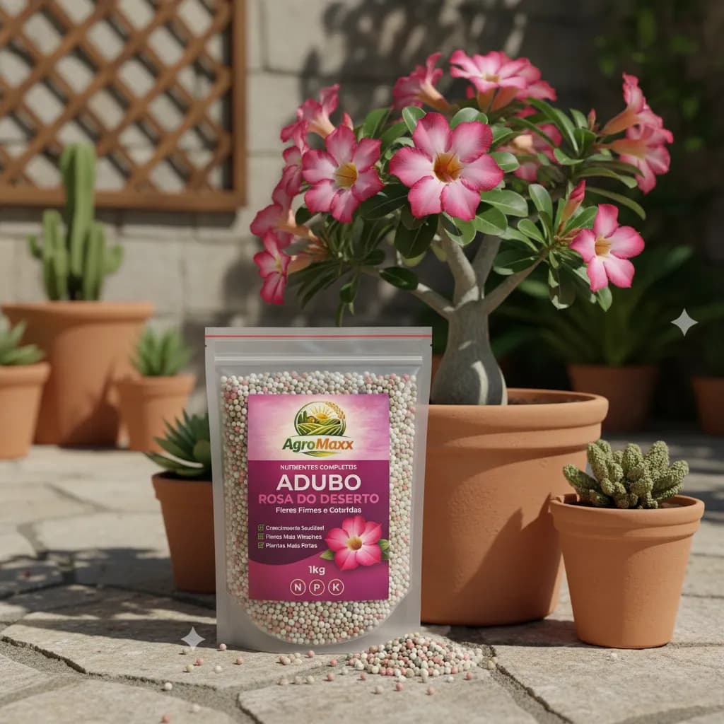 Adubo e fertilizante Para Rosa do Deserto Premium AgroMaxx
