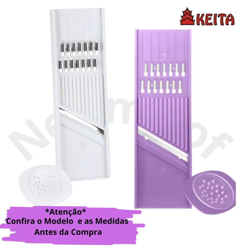 Cortador Ralador Fatiador Manual de Legumes Fruta Batata Salada 21 Cm Keita -NEW