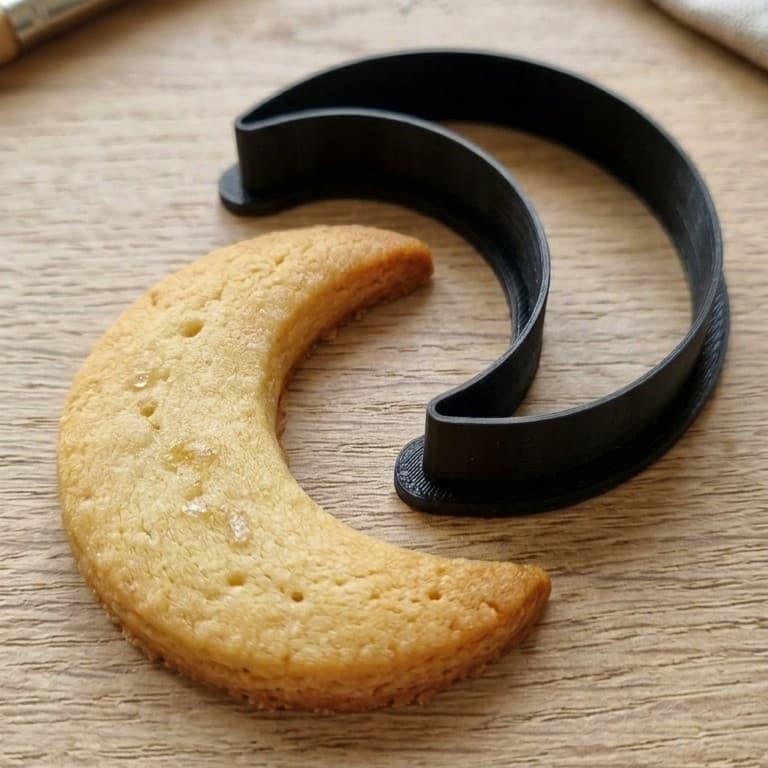 Cortador Biscoito Lua Confeitaria Fondant Pasta Americana Alta Precisão