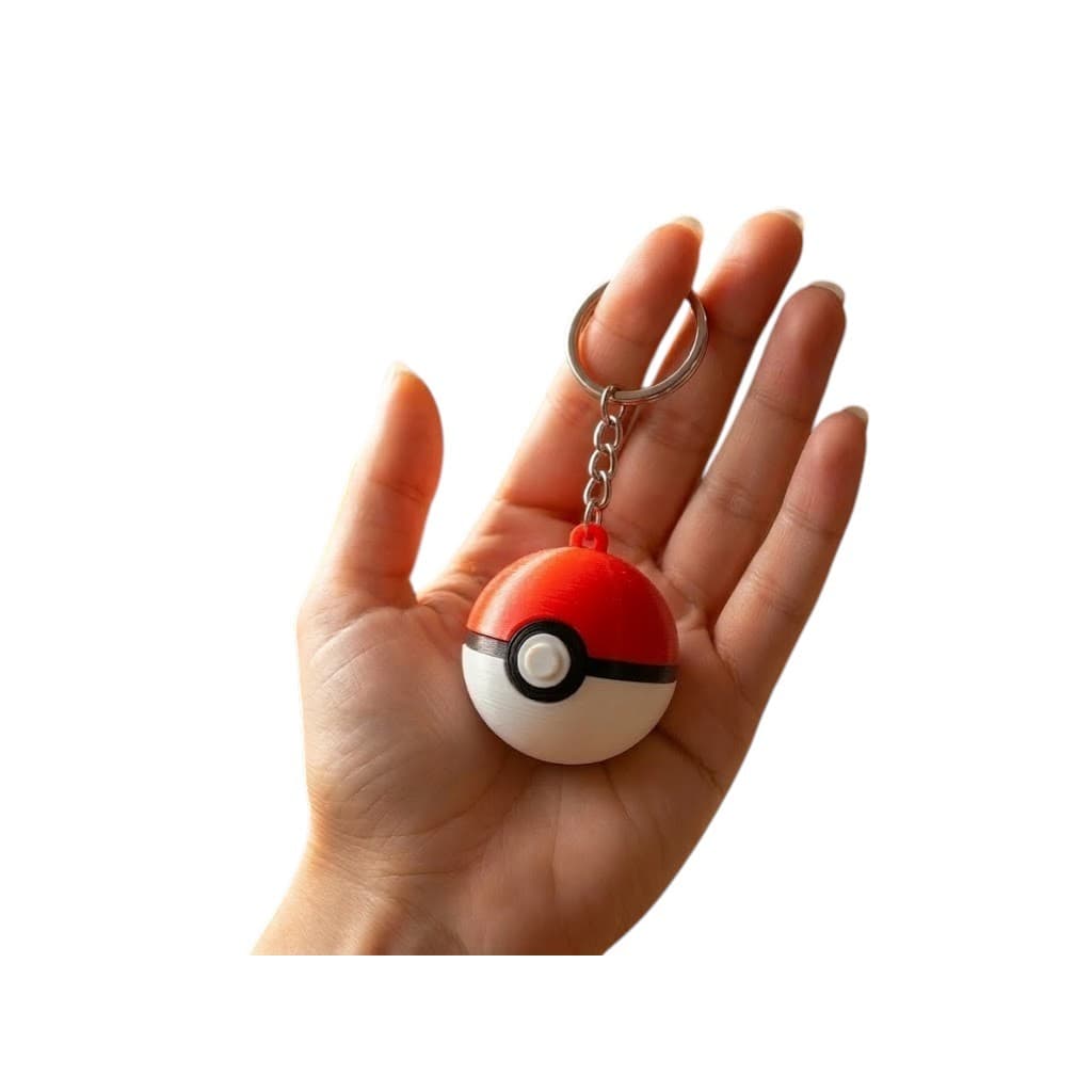 Chaveiro Pokébola | Pokémon | Chaveiro Geek 3D