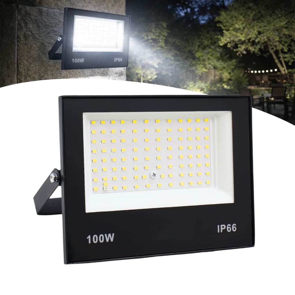 Refletor Com Sensor De Presença Led 100w Bivolt Prova D'agua