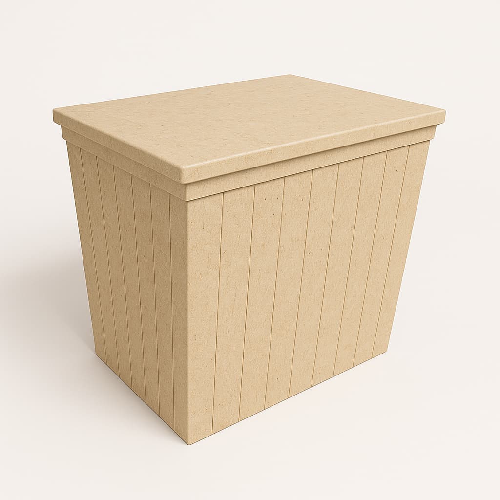 Mesa Fake Para Festa e Decoração Ripada em mdf