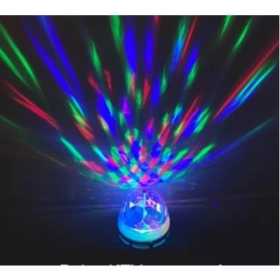 Lâmpada Led Giratória Colorida Globo De Luz Festa + Soquete E27