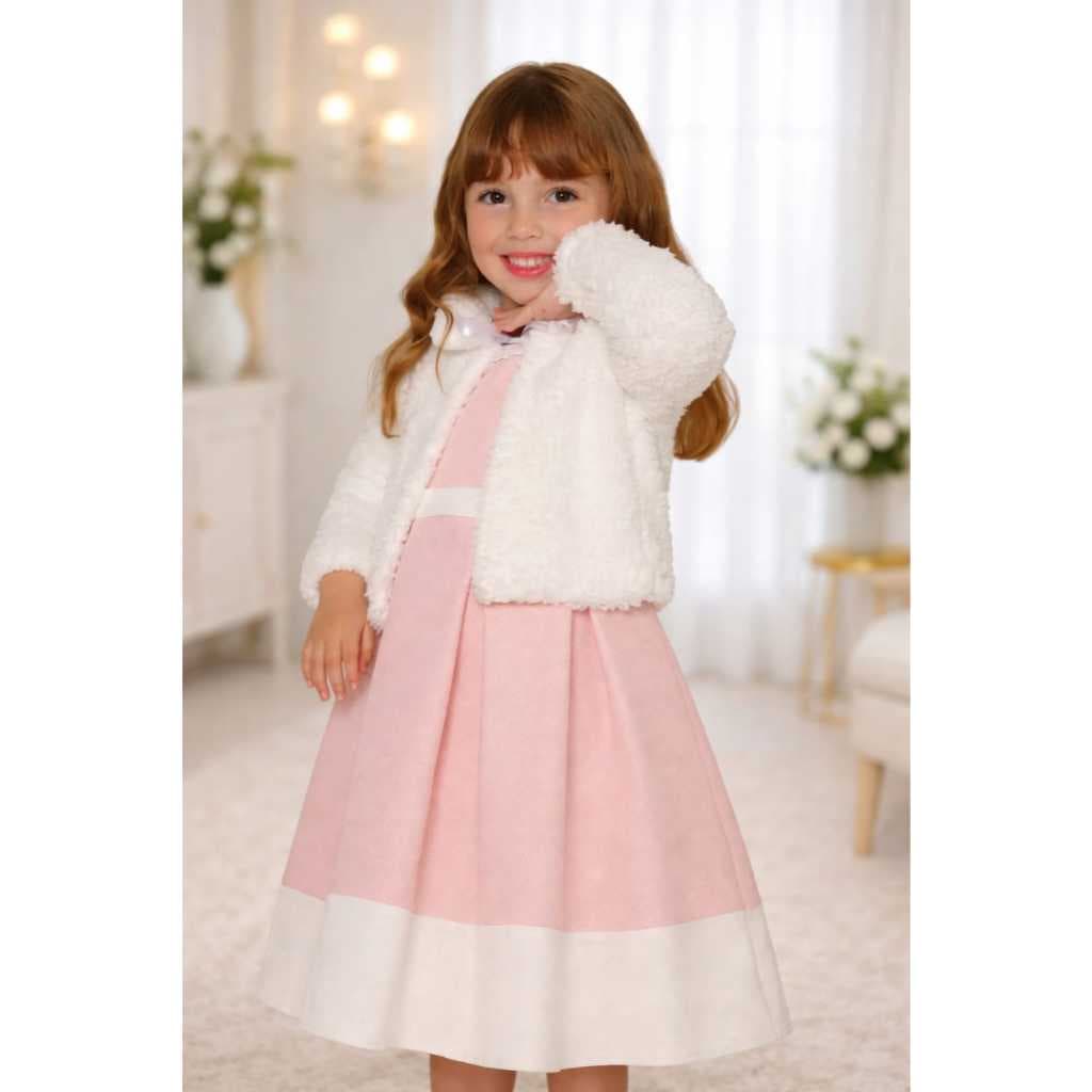 Bolero Infantil Com Gola Inverno Casaquinho Quentinho