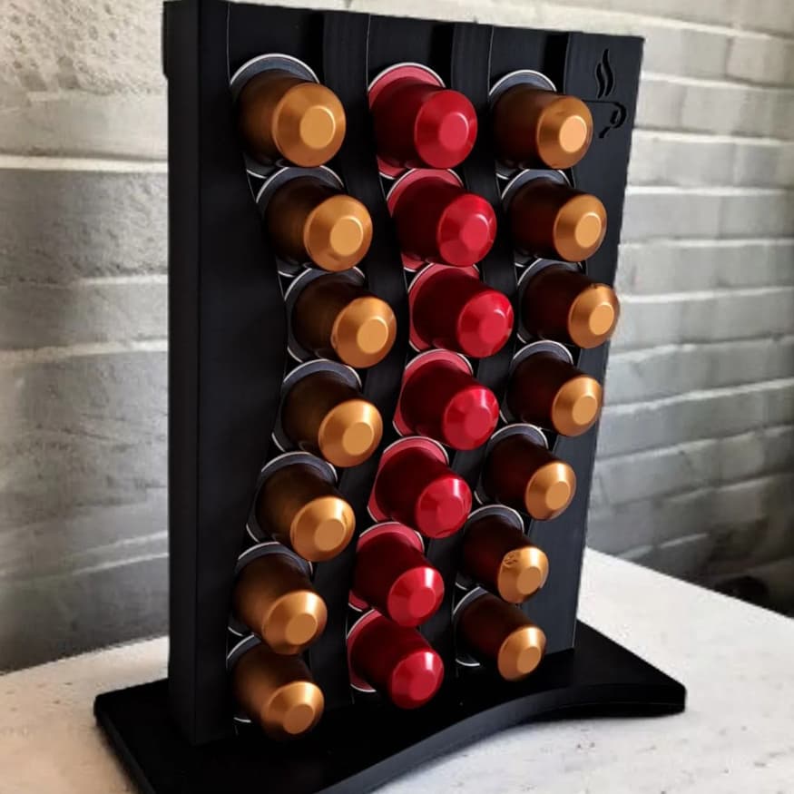 Suporte Organizador de Cápsulas de Café – Compacto, Moderno e Funcional