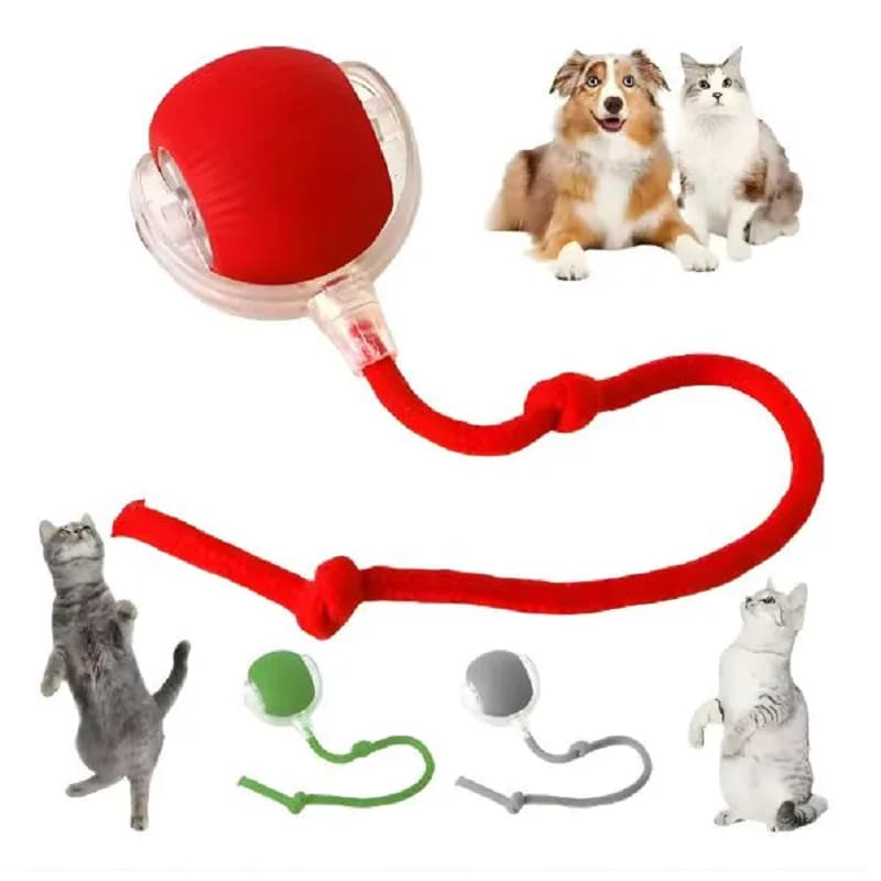 Brinquedo Inteligente Para Cães E Gatos De Estimação , Bola Rolante Automática , Elétrica Recarregável