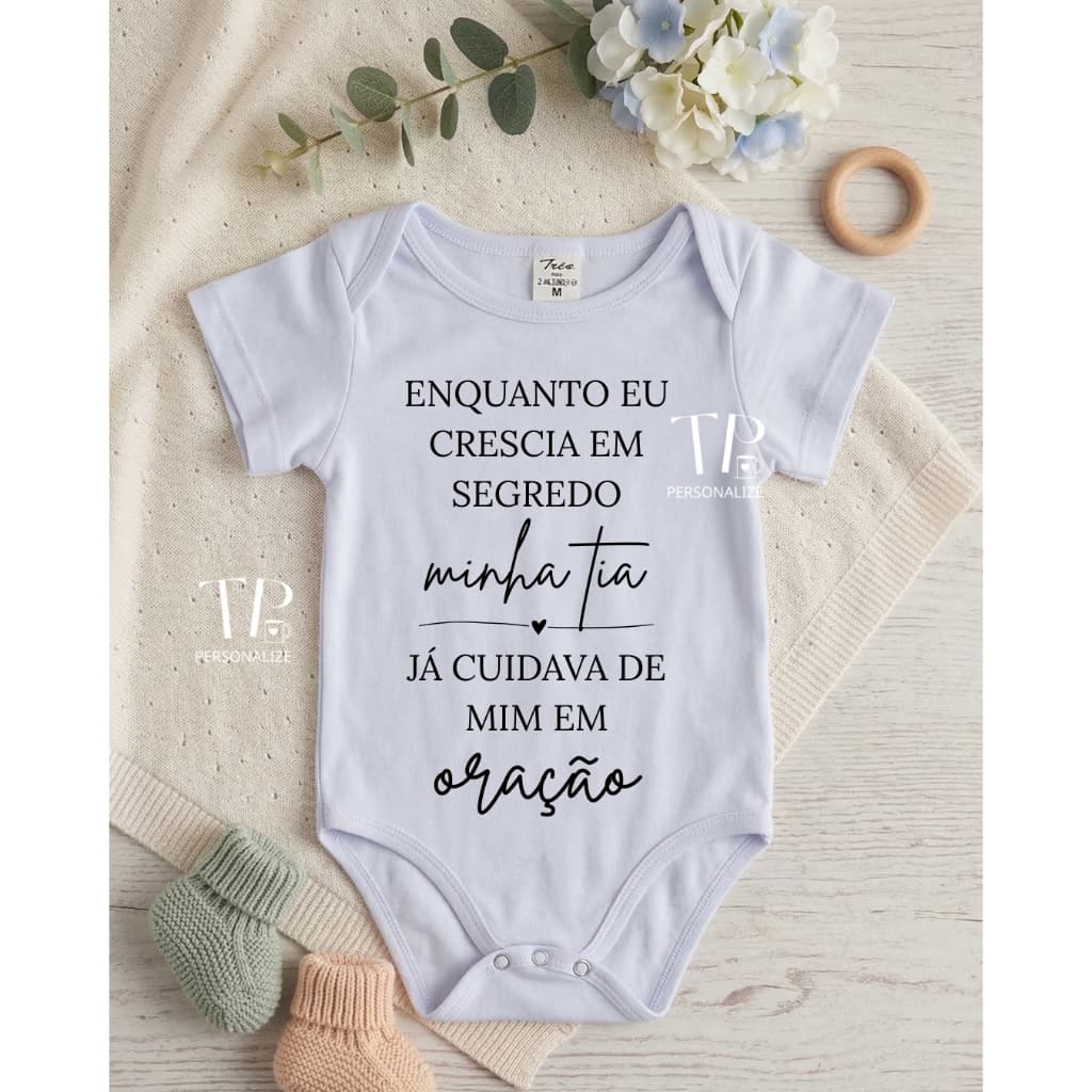 Body Bebê Revelação Gravidez Personalizado | Vovó / Vovô / Tia | Anúncio Gravidez | Body Bebê Frase Fofa