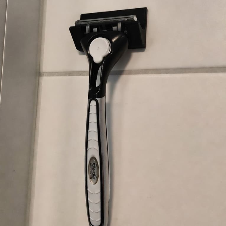 Suporte Para Barbeador Porta Gilete Parede Sem Furo