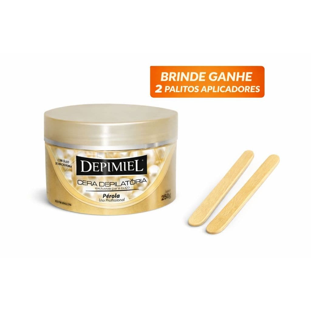 Cera Perolas para buço 250g Depimiel