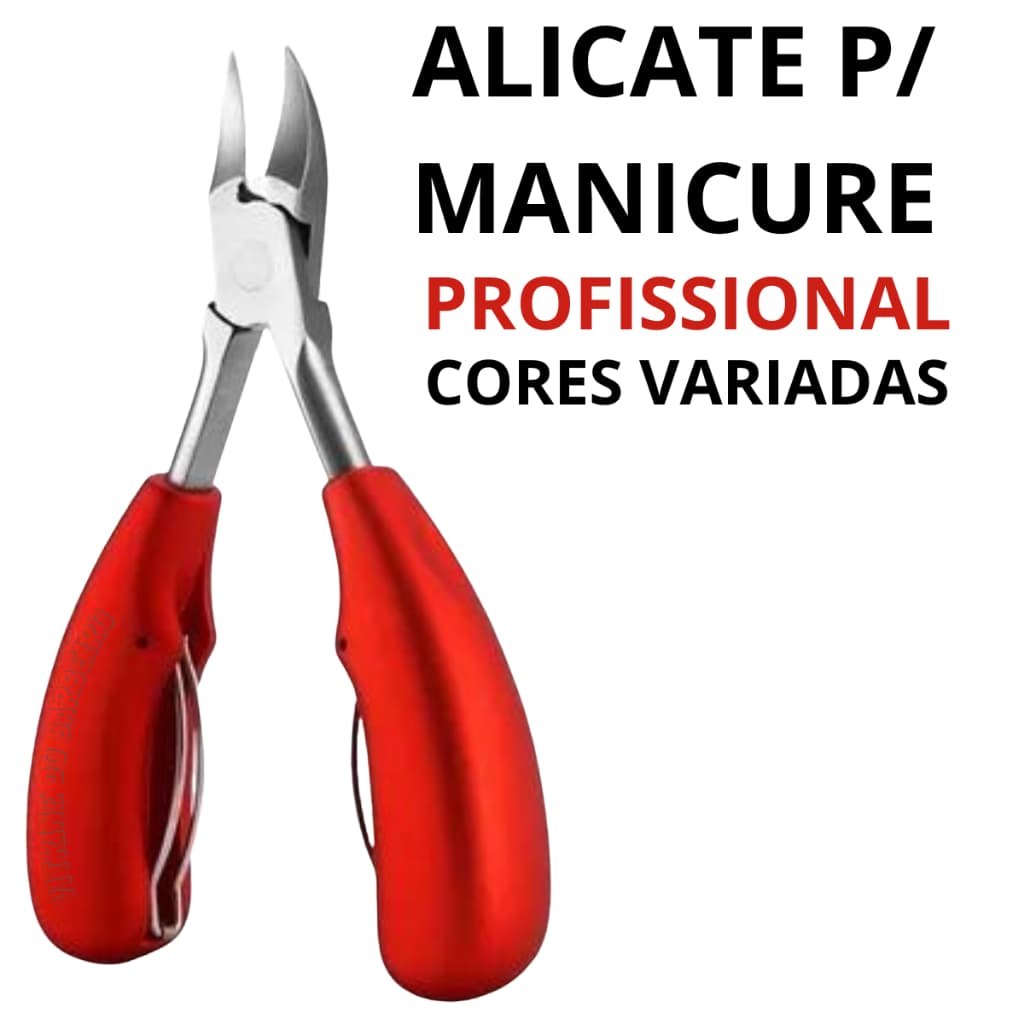 Alicate Cortador De Unha Curvo Aço Inox Para Unhas Pé E Mão!