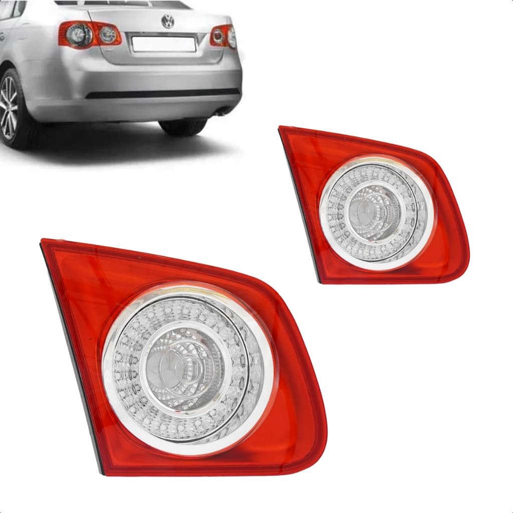 Par Lanterna Mala Jetta 2006 2007 2008 2009 2010 Tampa Porta-malas (LD+LE) - Marca RF