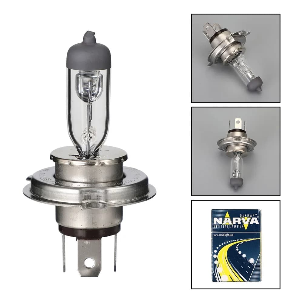 Kit 02 Lâmpadas Farol Narva H4 12V 55/60W