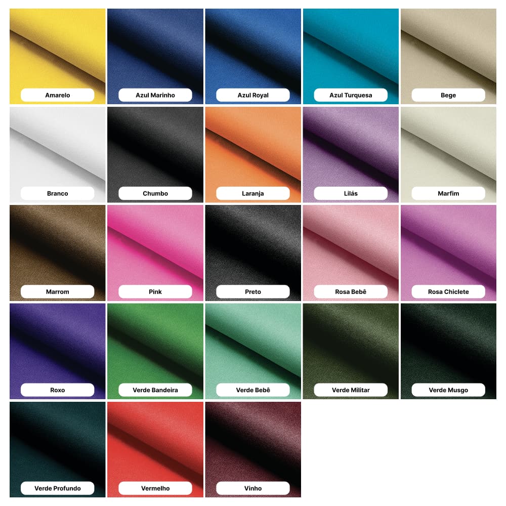 1 Metro Tecido Nylon 600 PVC Impermeável Para Sublimação Diversas Cores Largura 1,50m