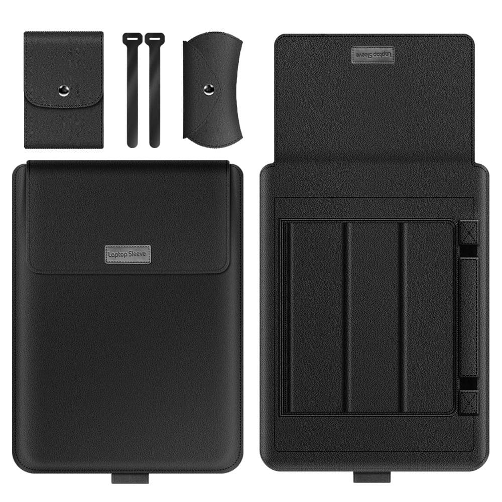 Case Capa Para Notebook Macbook Em Couro 4 Em 1