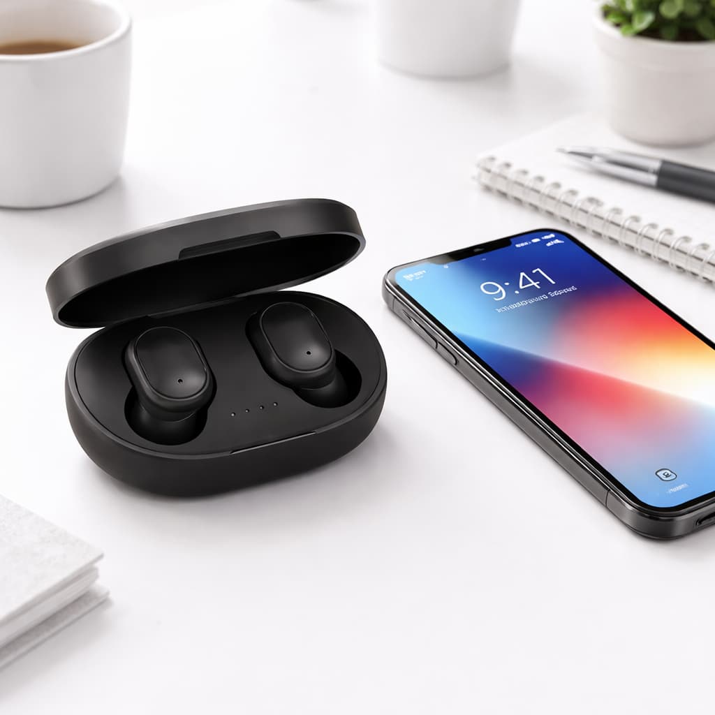 Fone de Ouvido Bluetooth Sem Fio TWS 5.0 | Som Potente | Microfone | Bateria Longa