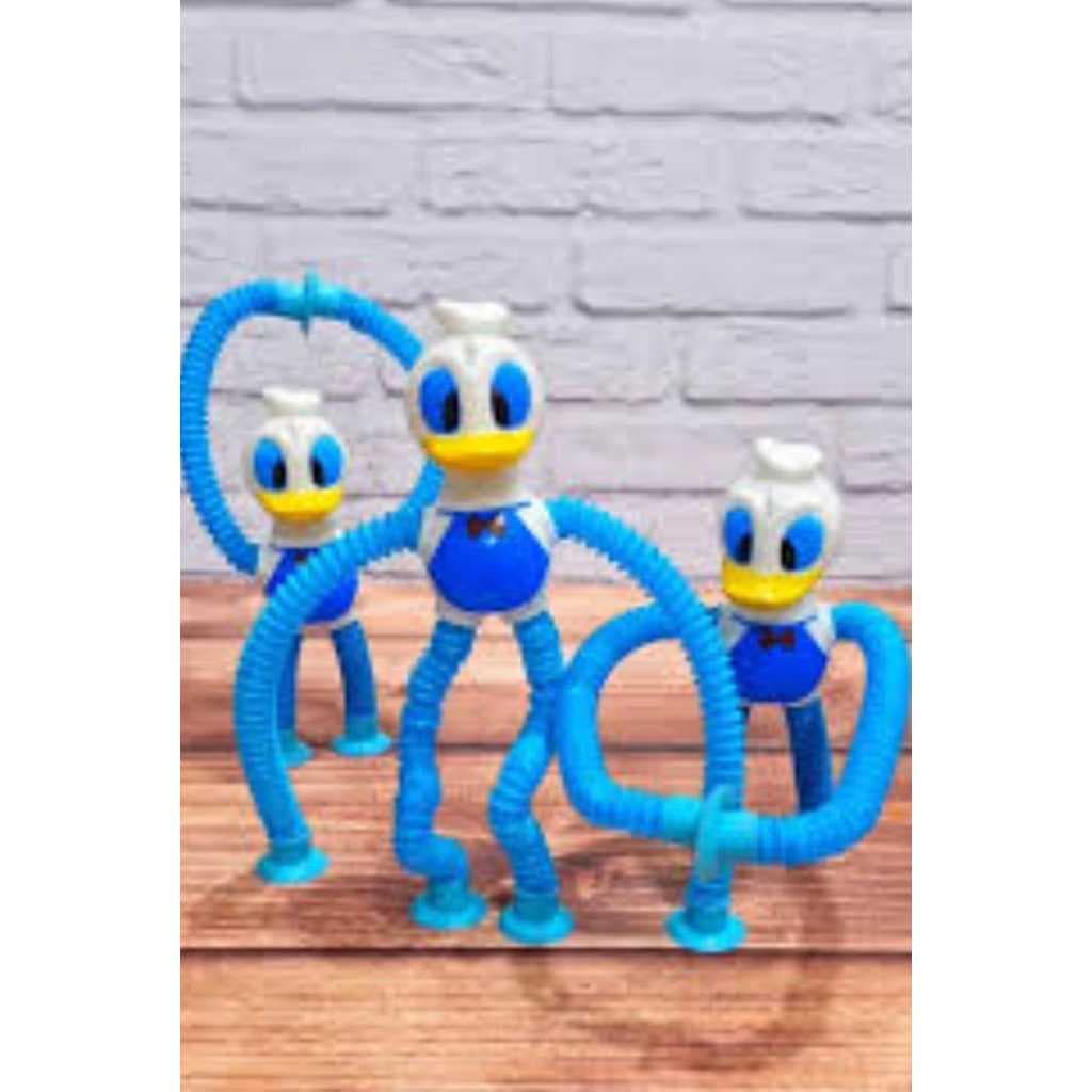 Brinquedo Ventosa com Led Mickey Mouse e o Pato Danald cores variadas