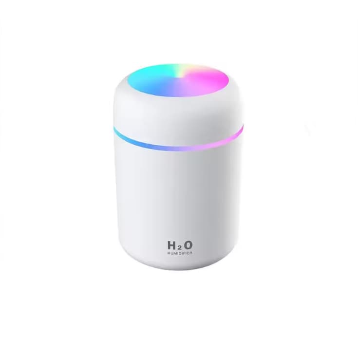 Mini Umidificador Difusor Aromaterapia 220ml USB Ultrassônico Névoa Óleo Essencial LED Colorido Silencioso