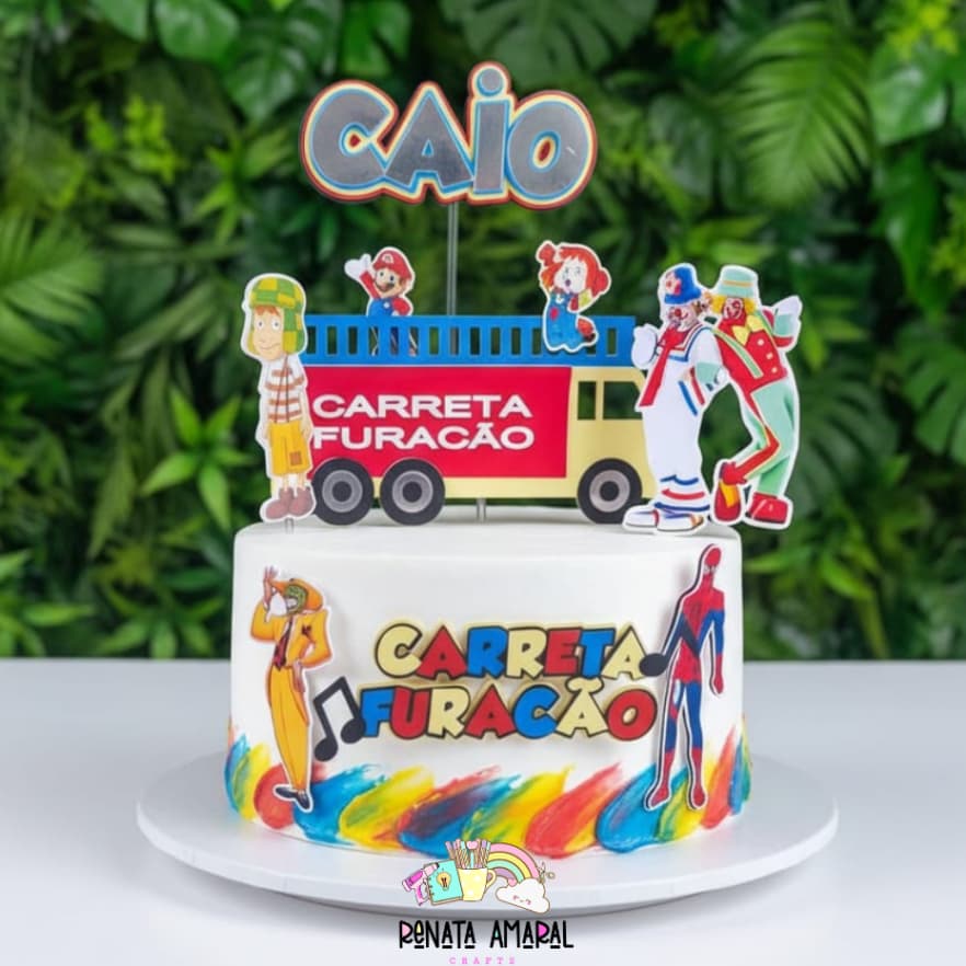 TOPO DE BOLO CARRETA DA ALEGRIA/CARRETA FURACÃO
