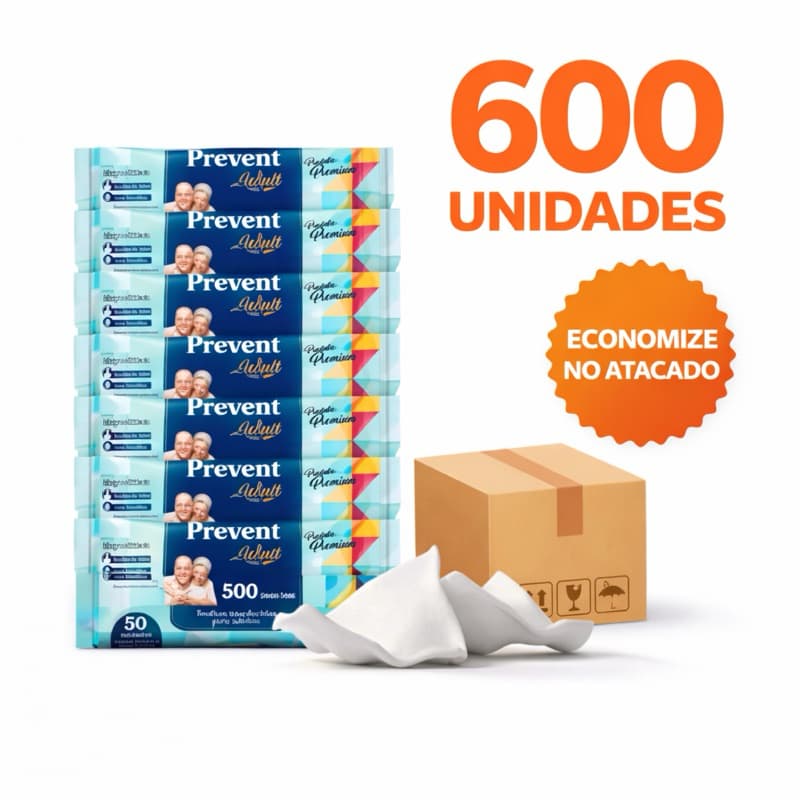 🔥 KIT Lenços Umedecidos Geriátrico Prevent 🔥