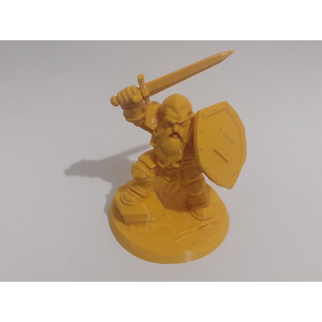 kit 6 Miniaturas Anão Guerreiro 10cm RPG Colecionável