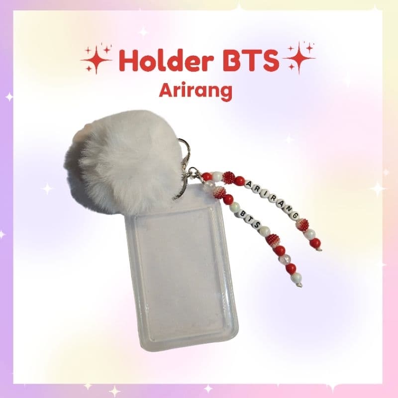 Holder Arirang Bangtan Boys - Holder personalizado ARIRANG feito com miçangas (LEIA A DESCRIÇÃO)