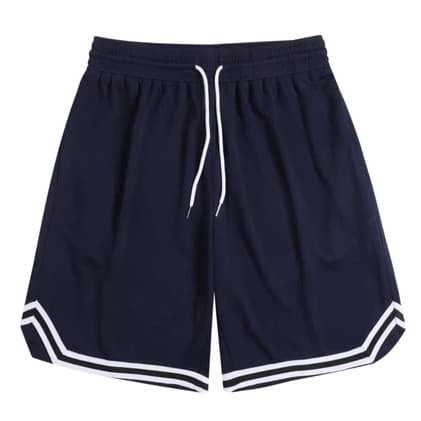 Calção de basquete masculino, calção esportivo, de secagem rápida, com bolsos, ideal para usar na academia.