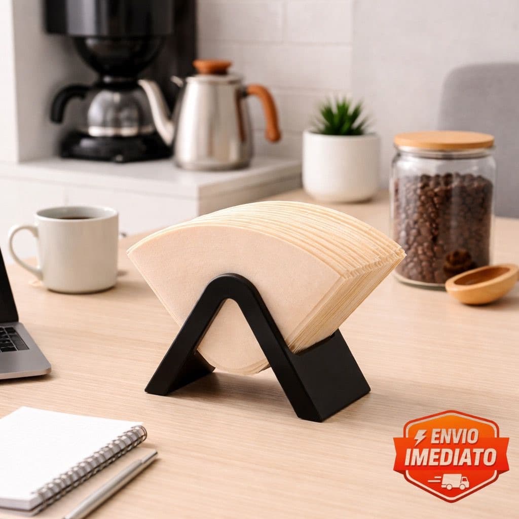 Suporte para Filtros de Café Minimalista | Porta Filtros Para Café  102 / 103 | Organizador Moderno