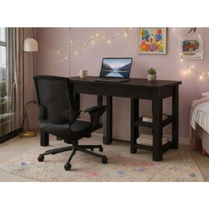 QUEIMA DE ESTOQUE Mesa Office com Cadeira Mesh Escritório Moderno Completo