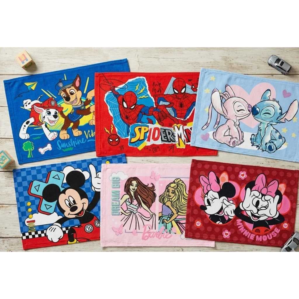 Toalha de Mão Lancheira Personagens Infantil Escolar 28 Cm X 40 Cm Lepper